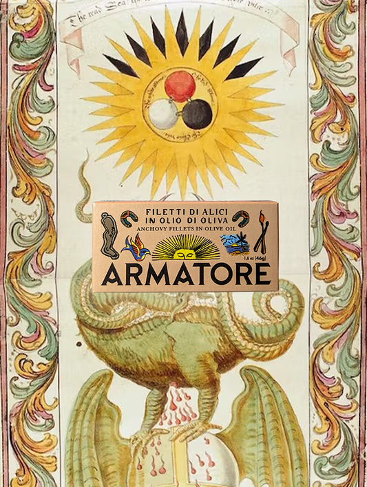 A tin of Armatore 'Anchovy Fillets in Olive Oil' Tinned Fish from Italy