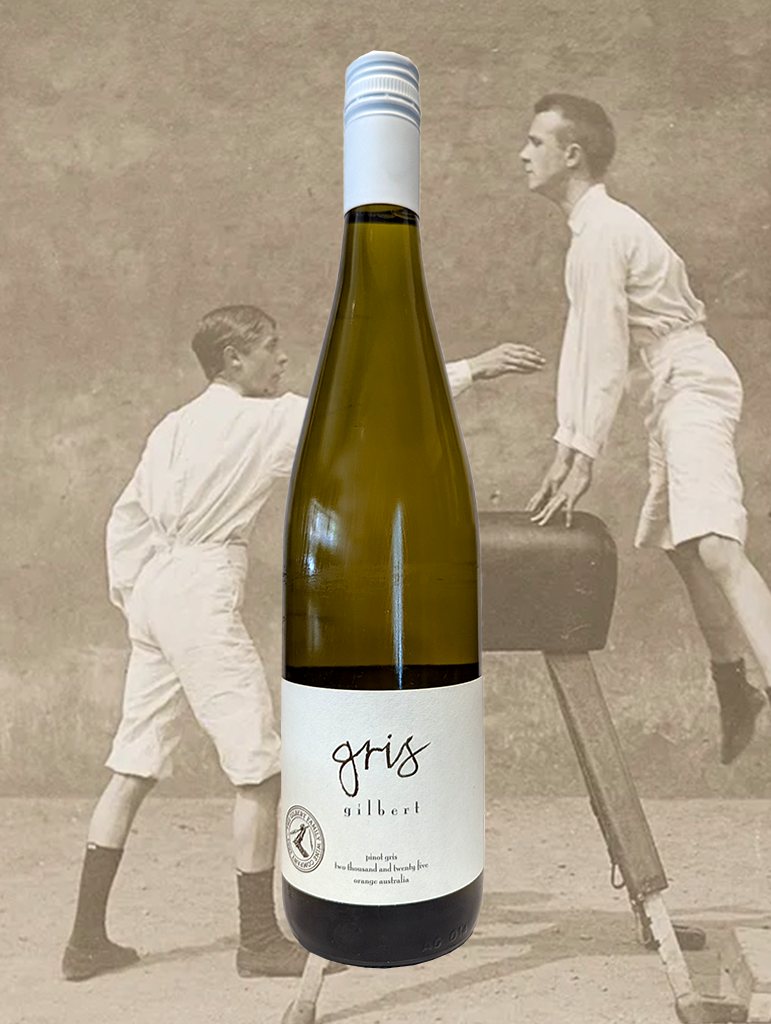 A bottle of Gilbert Pinot Gris 2025 from Orange, NSW