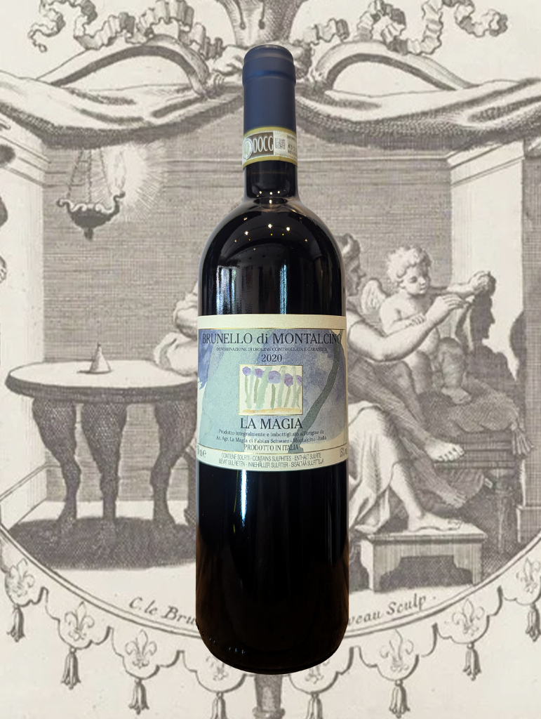 A bottle of La Magia Brunello Di Montalcino 2020 - A seriously good Brunello from an excellent estate.