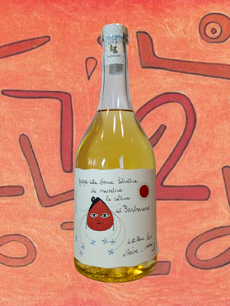 A bottle of Levi Serafino Grappa di Barbaresco from Piemonte, Italy - Dry and well balanced on the palate, with long and persistent flavours of liquorice and vanilla spiced notes.
