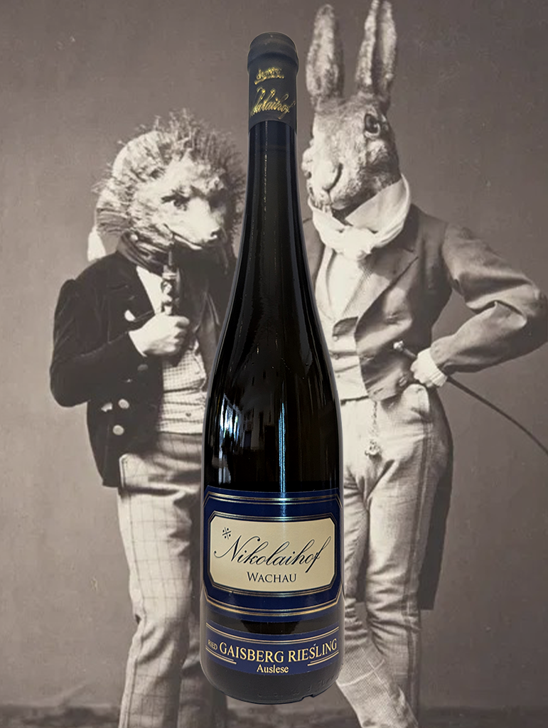 A bottle of Nikolaihof 'Reid Steiner Gaisberg' Riesling Auslese from Kremstal, Austria
