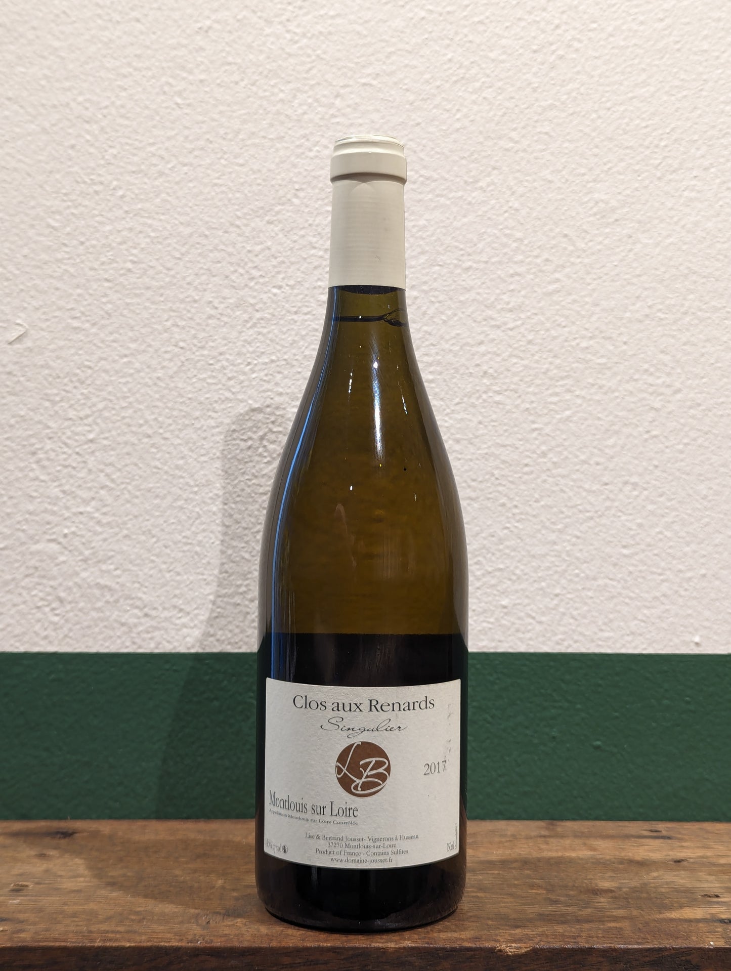 Jousset 'Clos aux Renards' Chenin Blanc 2017 | Loire, France