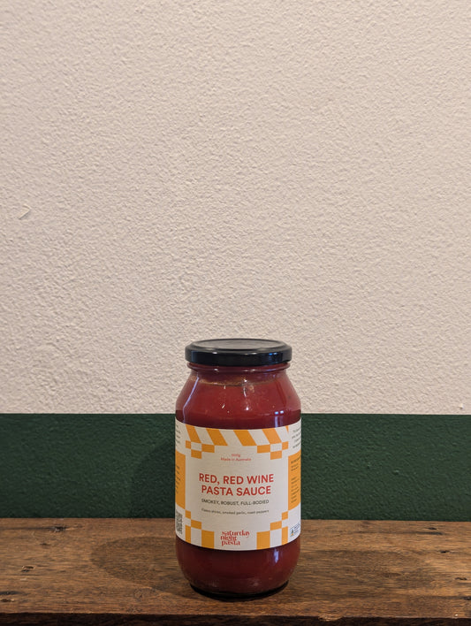 Saturday Night Pasta 'Red, Red Wine' Pasta Sauce | Australia