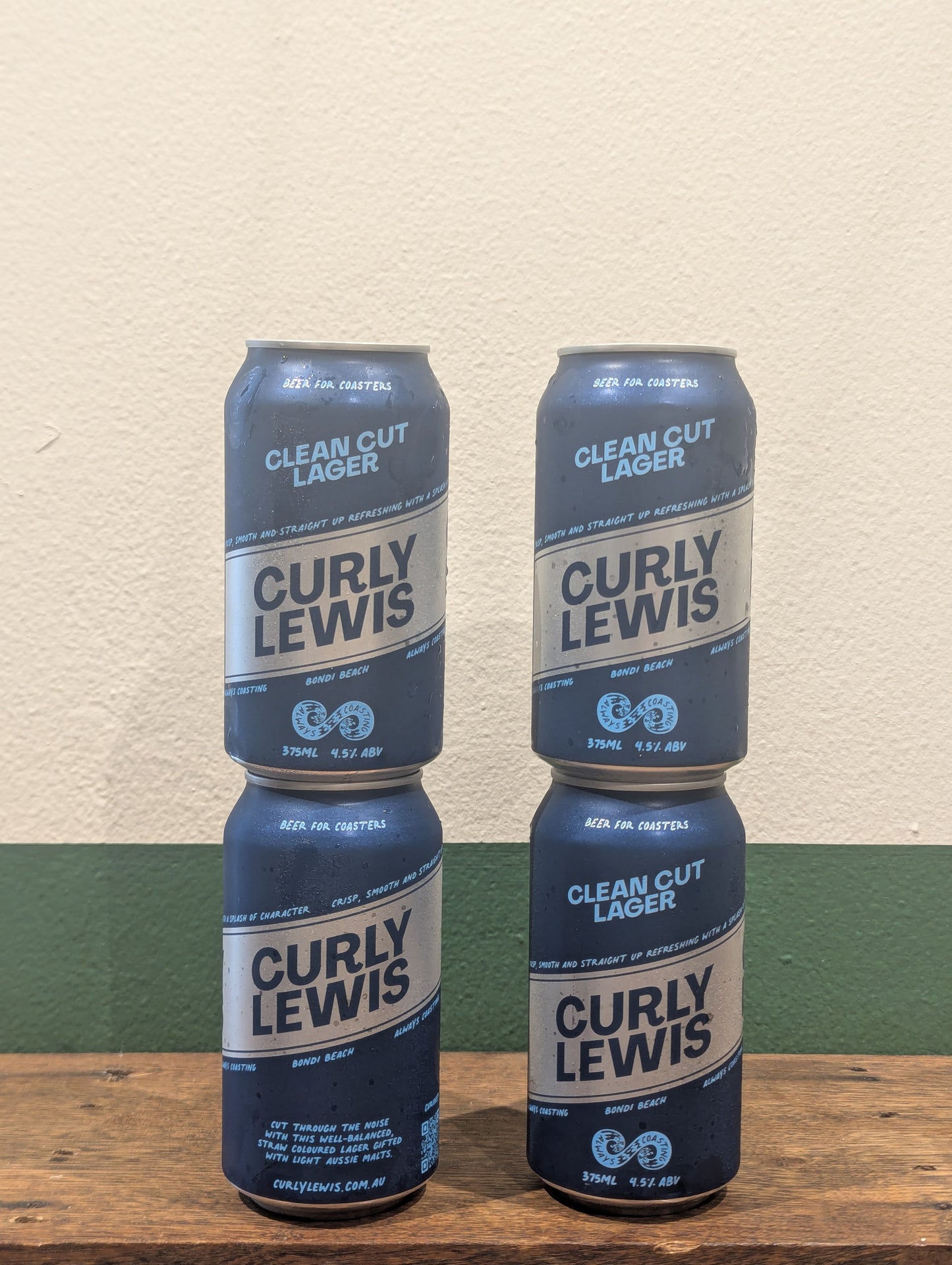 Curly Lewis 'Clean Cut' Lager | Bondi, NSW