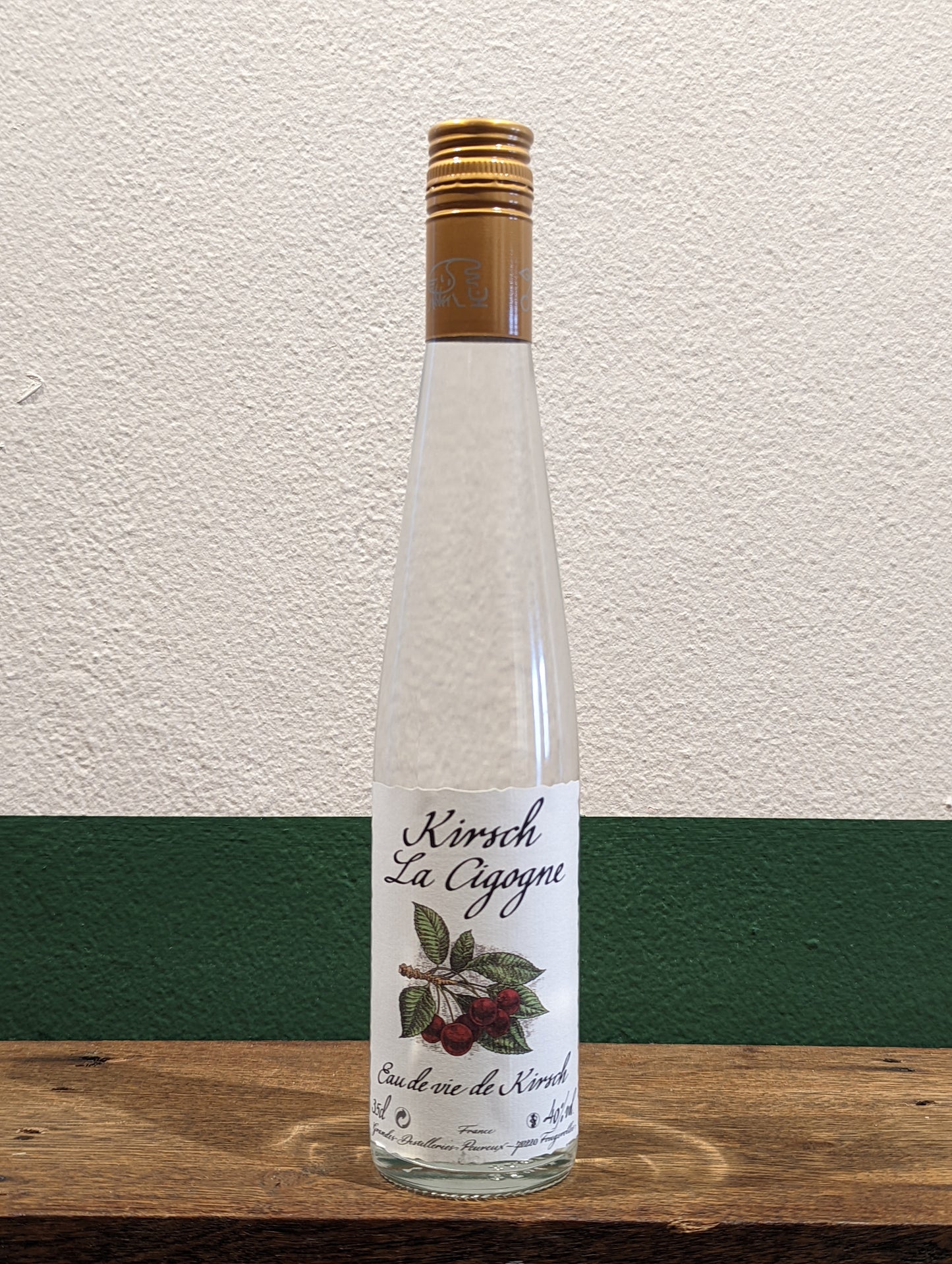 Peureux 'Eau de Vie de Kirsch la Cigogne' Brandy | Haute-Saône, France