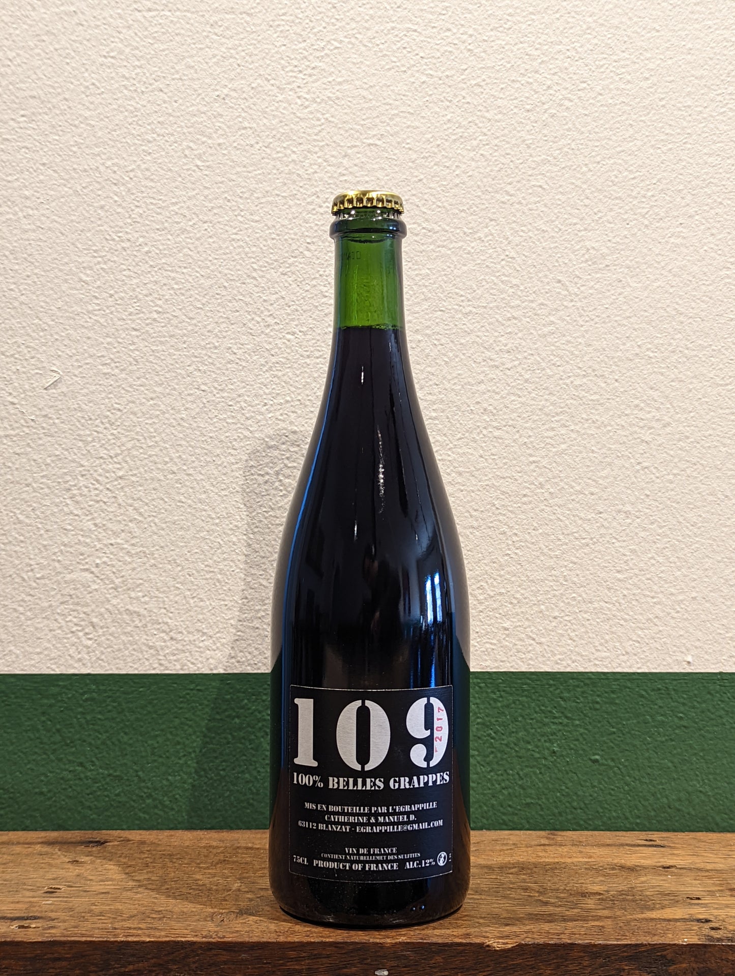 L'Egrappille '109' Gamay d'Auvergne 2017 | Auvergne, France