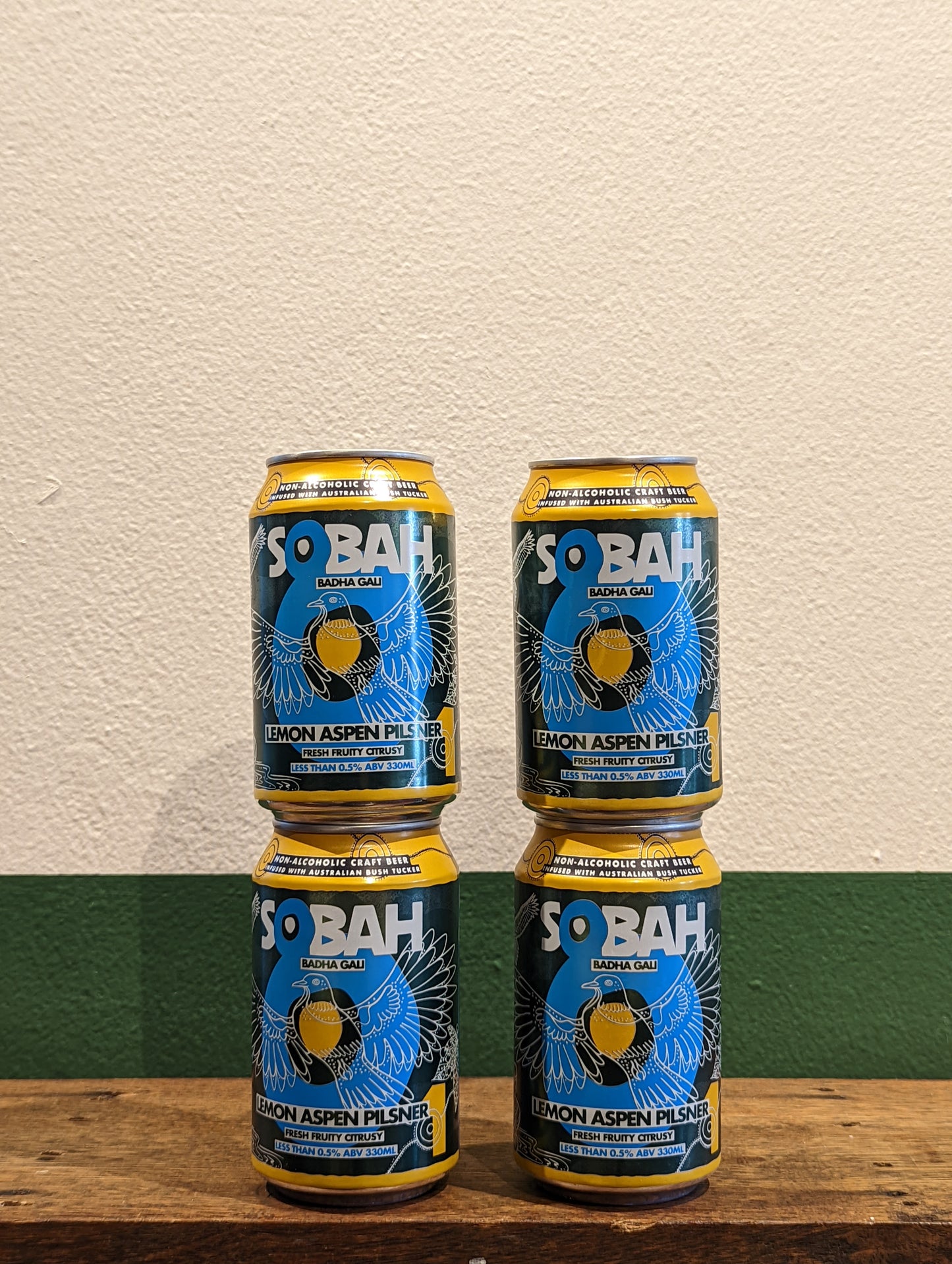 Sobah 'Lemon Aspen Pilsner' Non Alcoholic Beer | Gold Coast, QLD