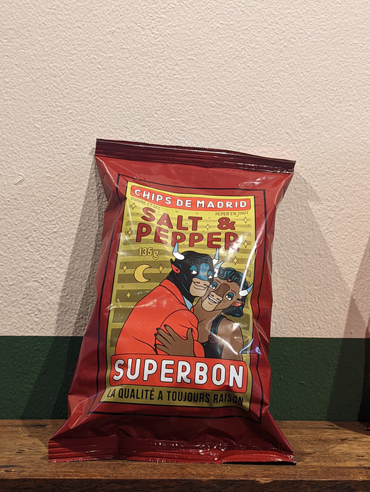 Superbon 'Salt & Pepper' Crisps | Spain