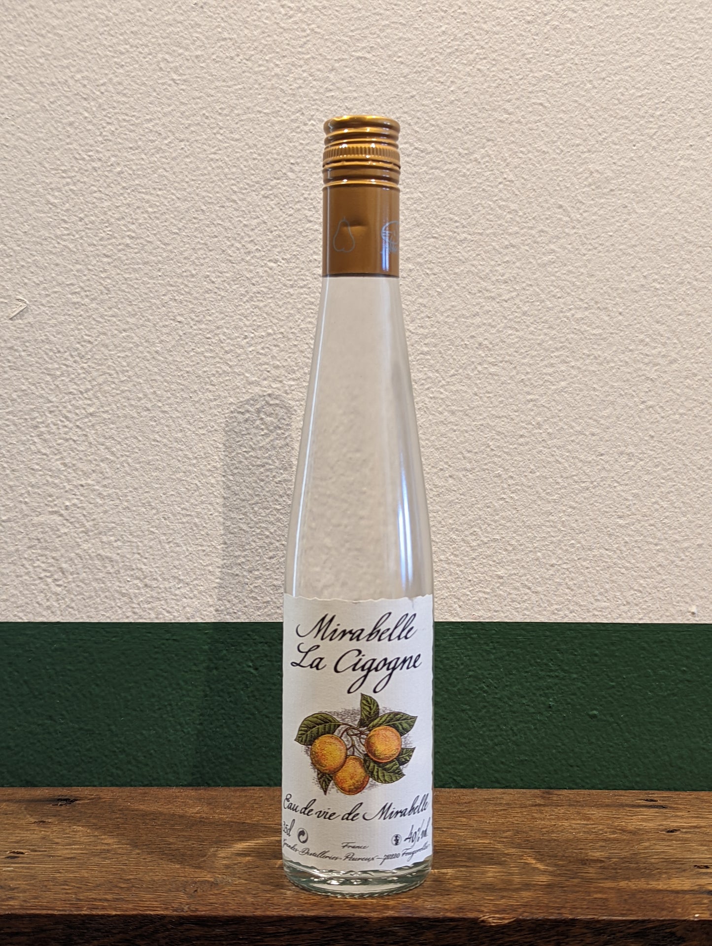 Peureux 'Eau de Vie de Mirabelle la Cigogne' Brandy | Haute-Saône, France