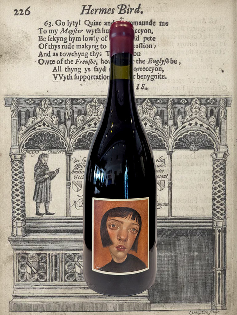 A bottle of Slow Lane Pinot Noir 2023 from Adelaide Hills, SA - A Pinot that's savoury, a little sharp, and goes great with food.