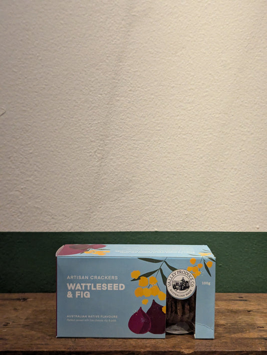 Valley Produce 'Wattleseed & Fig' Crackers | Victoria