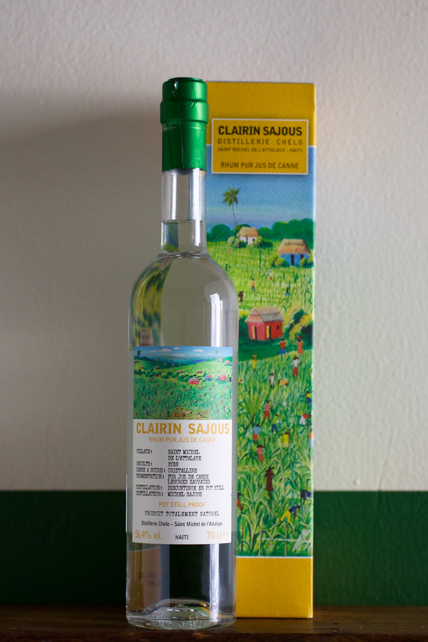 Bottle of Distillerie Chelo 'Clairin Sajous' 700ml