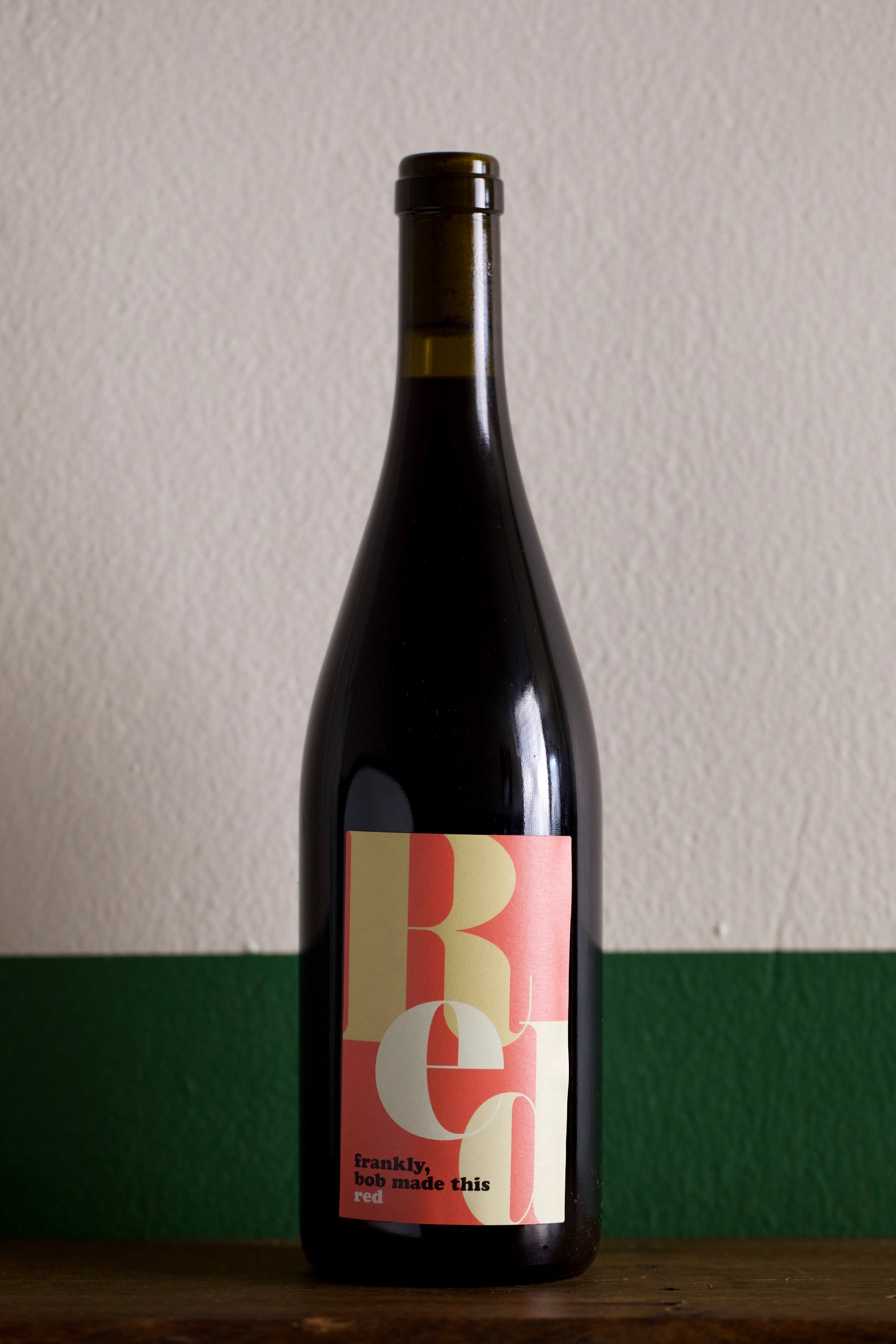 Bottle of Frankly this Wine was made by Bob 'Red' 2019 750ml