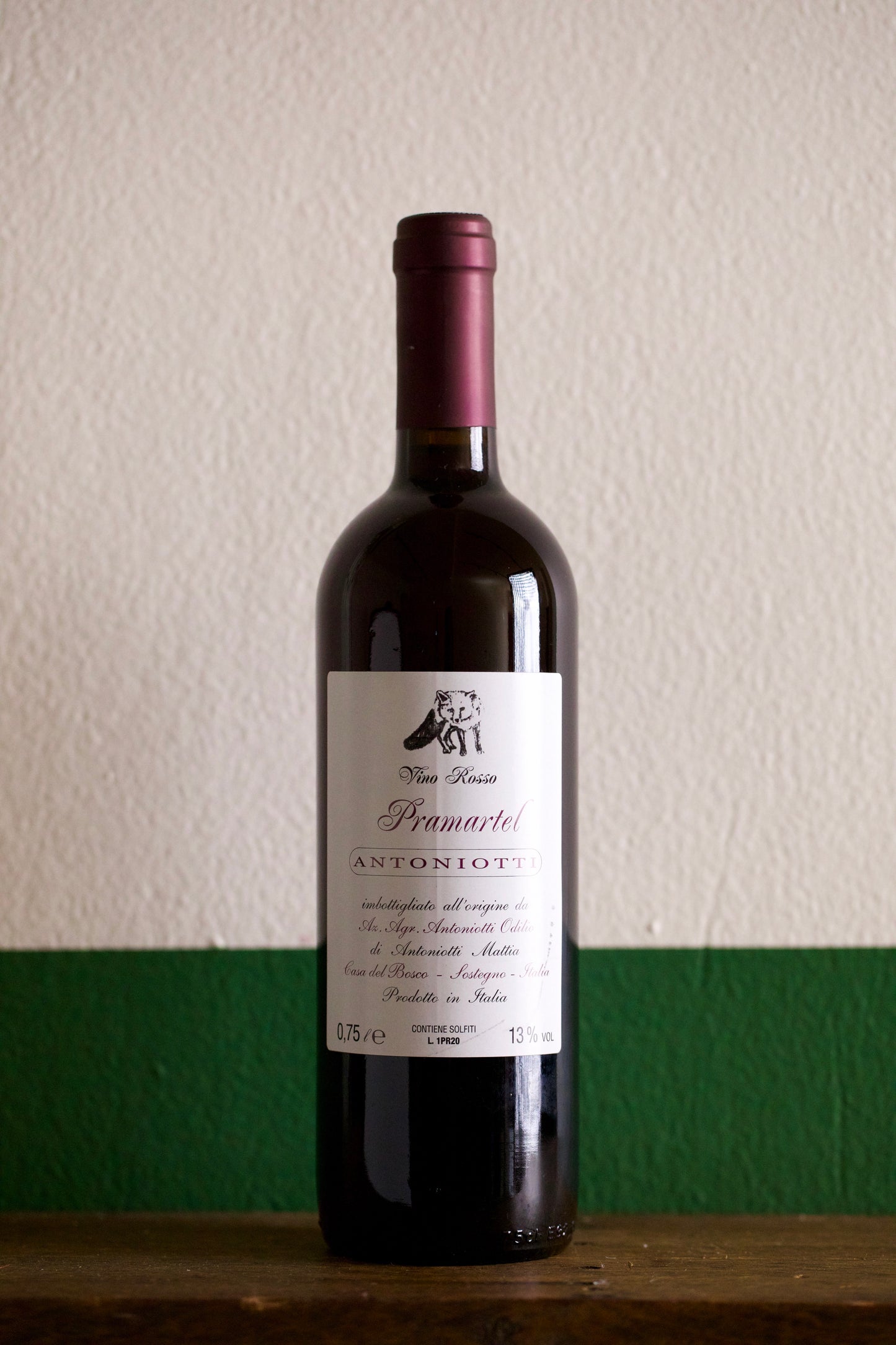 Bottle of Antoniotti Odilio 'Pramartel' 2019 750ml