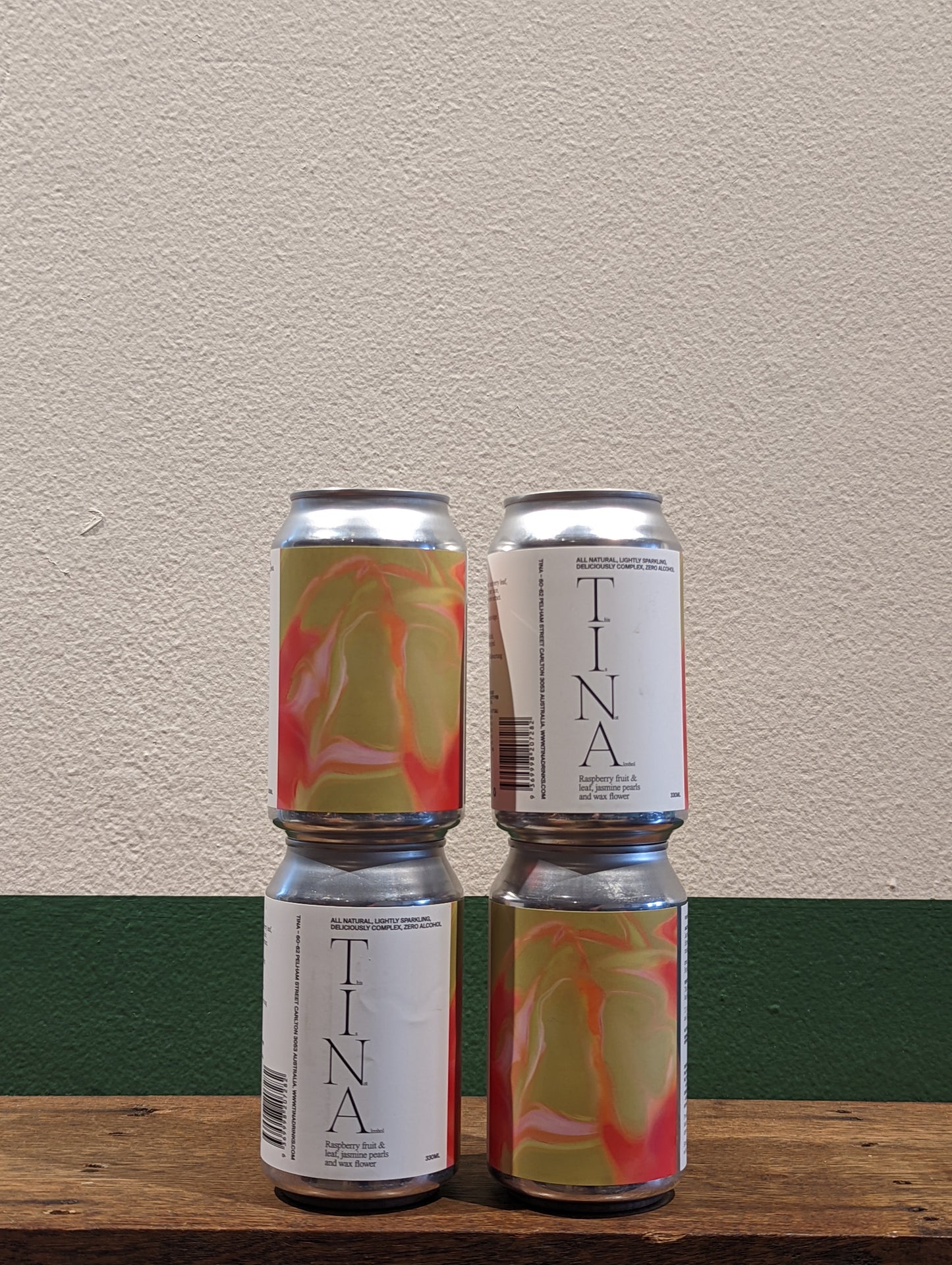 TINA Drinks - 2.0 Raspberry Jasmine Pearl (Non Alcoholic)