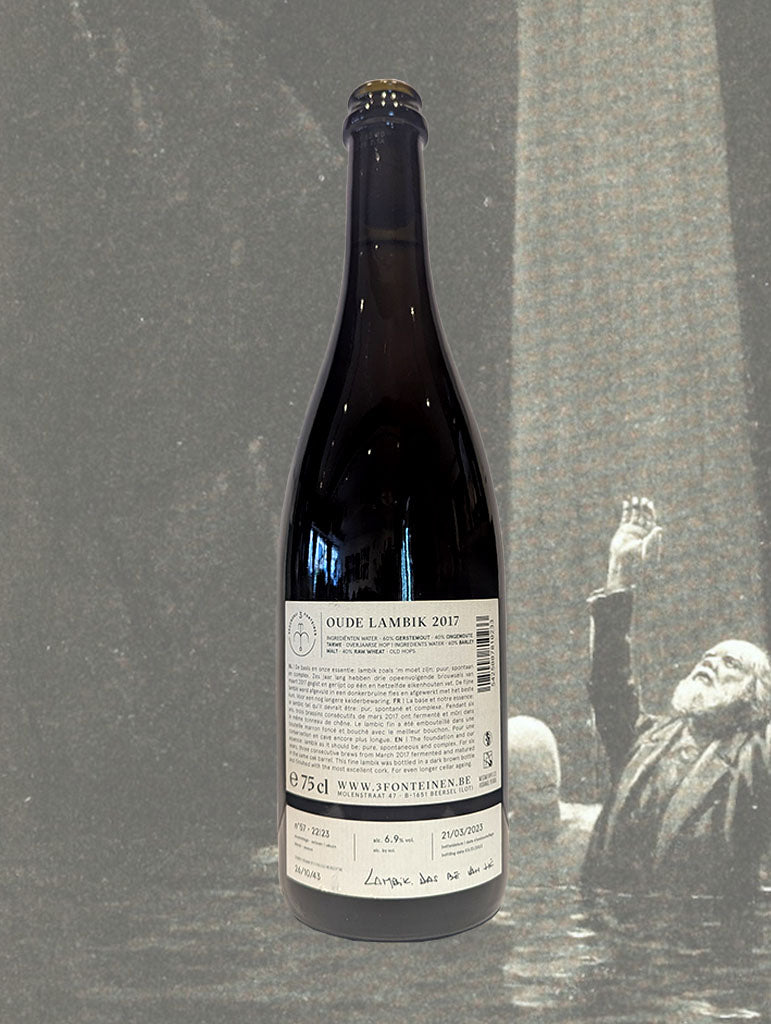 A bottle of 3Fonteinen Oude Lambik 2017 from Belgium