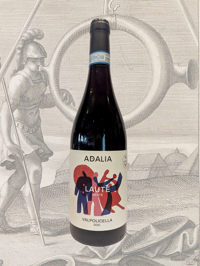 A bottle of Adalia 'Laute' Valpolicella 2025 from Veneto, Italy