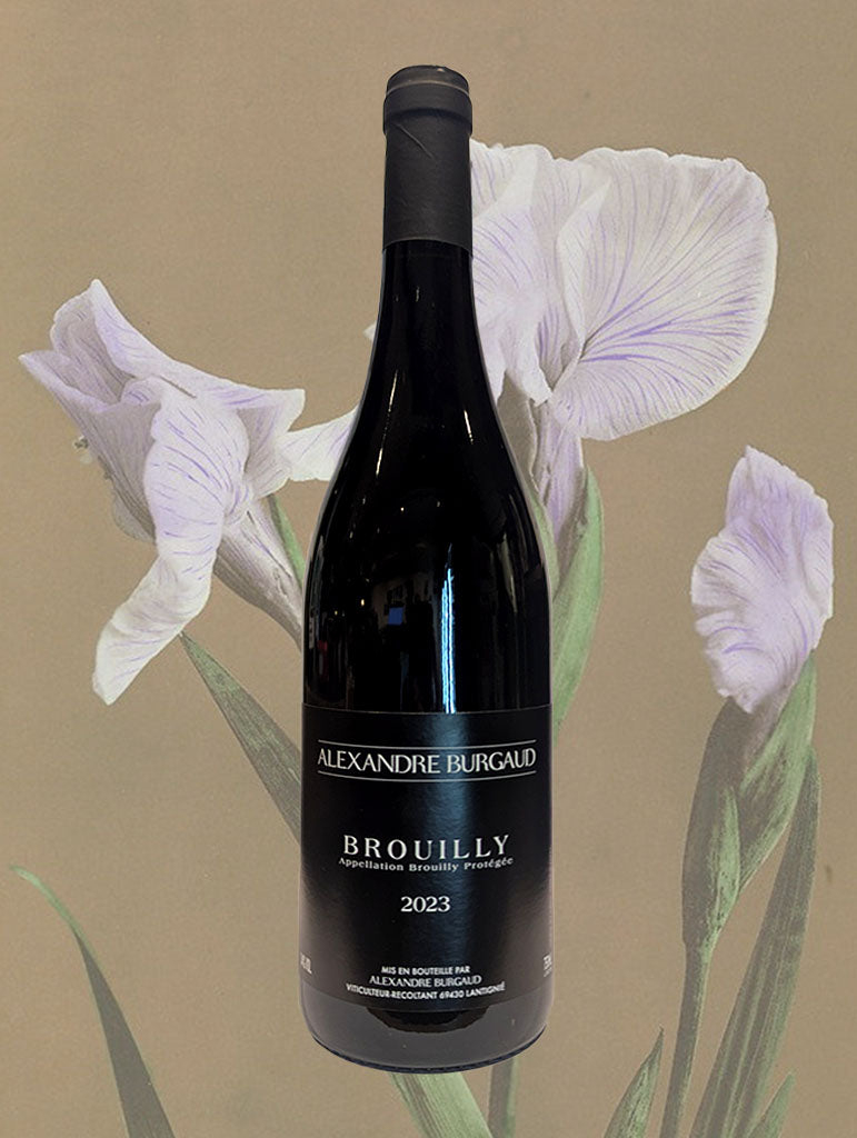 A bottle of Alexandre Burgaud Brouilly 2023 from Beaujolais, France