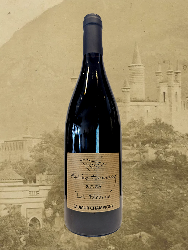 A bottle of Antoine Sanzay 'La Paterne' Saumur-Champigny 2023 from Loire, France