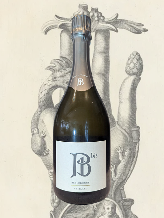 A bottle of Bellebonne 'Bis' Blanc Sparkling NV from Pipers River, TAS - A classic bubbly from one of Australia's standout sparkling specialists.