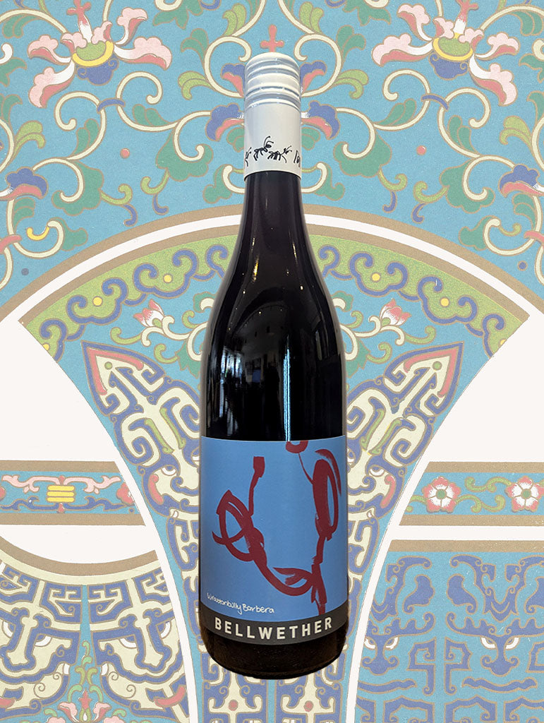 A bottle of Bellwether Barbera 2025 from Wrattonbully