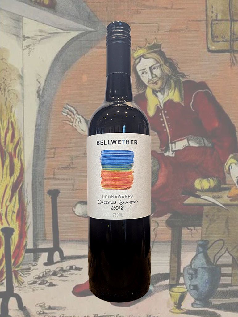 A bottle of Bellwether Cabernet Sauvignon 2018 from Coonawarra, South Australia
