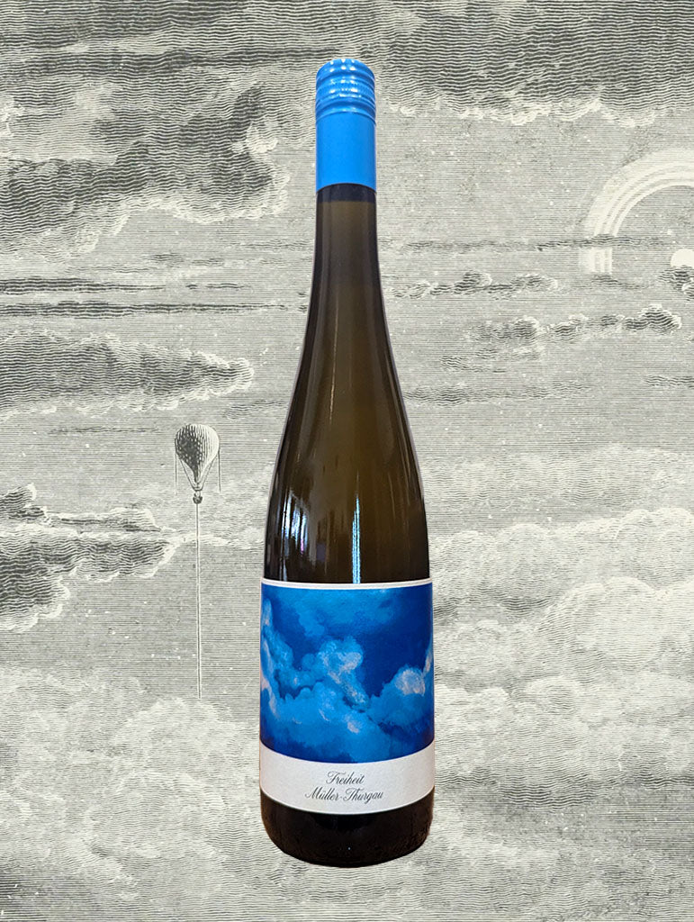 A bottle of Bianka & Daniel Schmitt 'Freiheit' Müller-Thurgau 2022 from Rheinhessen, Germany