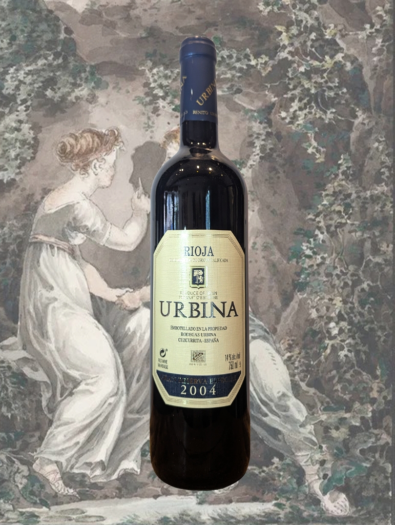 A bottle of Bodegas Urbina Gran Reserva Especial 2004 from Rioja, Spain