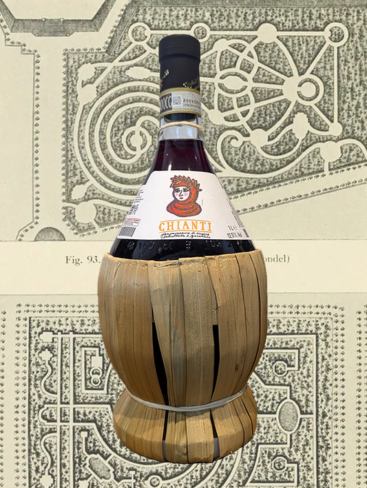 A bottle of Casale Chianti Fiaso 2024 (1 Litre) from Tuscany, Italy - A Chianti that effortlessly dances that line between rustic and elegant.  