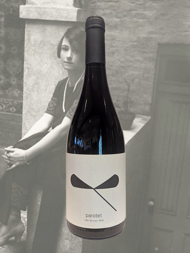 A bottle of Celler del Roure 'Parotet' Mandó 2020 from Valencia, Spain