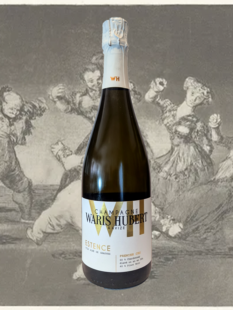 A bottle of Champage Waris Hubert ‘Estence’ 1er Cru Grauves Extra Brut NV from Champagne, France