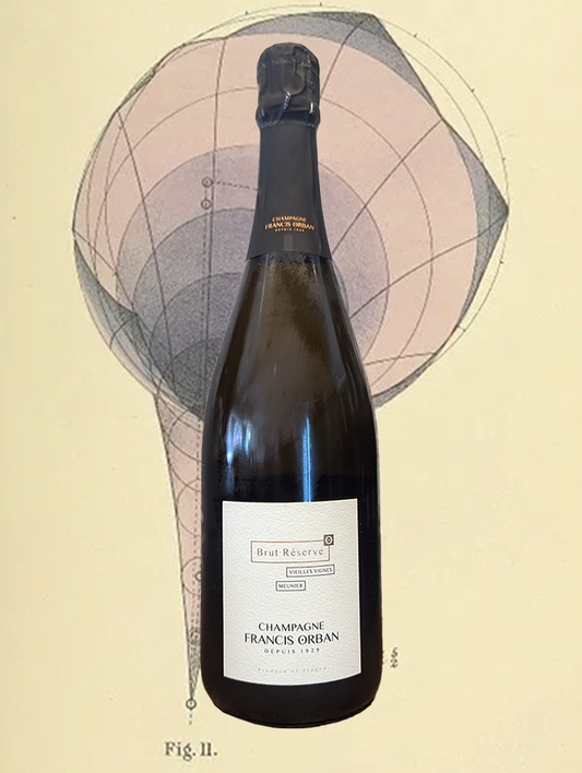 A bottle of Champagne Francis Orban Brut Reserve NV from Champagne, France