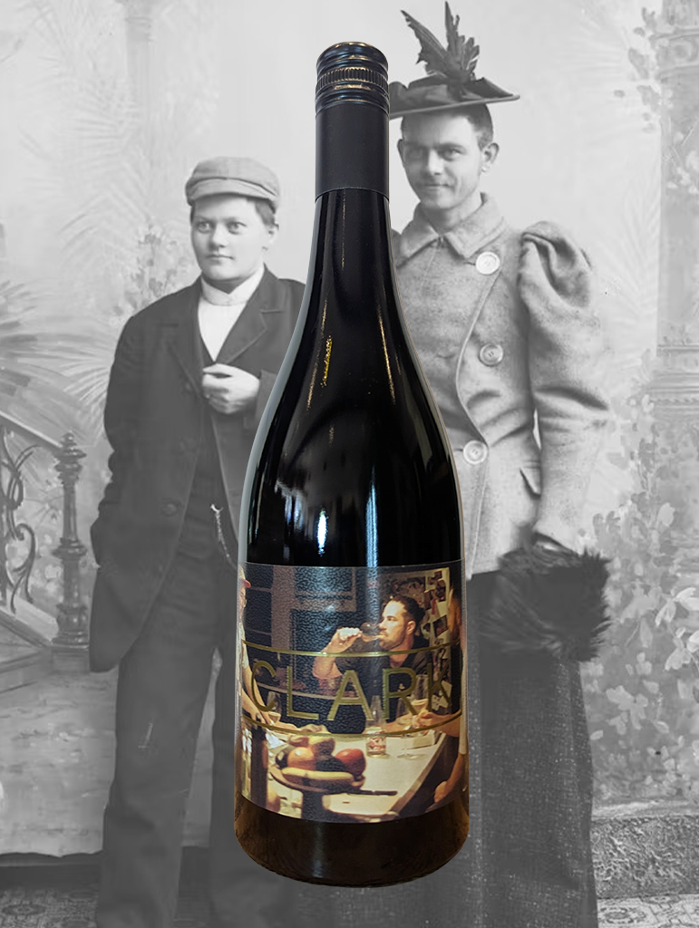 A bottle of Clark 'Chilled Red' 2023 from Mudgee, NSW - Floral and fruit driven on the nose, with ripe red and dark fruits, and subtle spice and earthy tones. 
