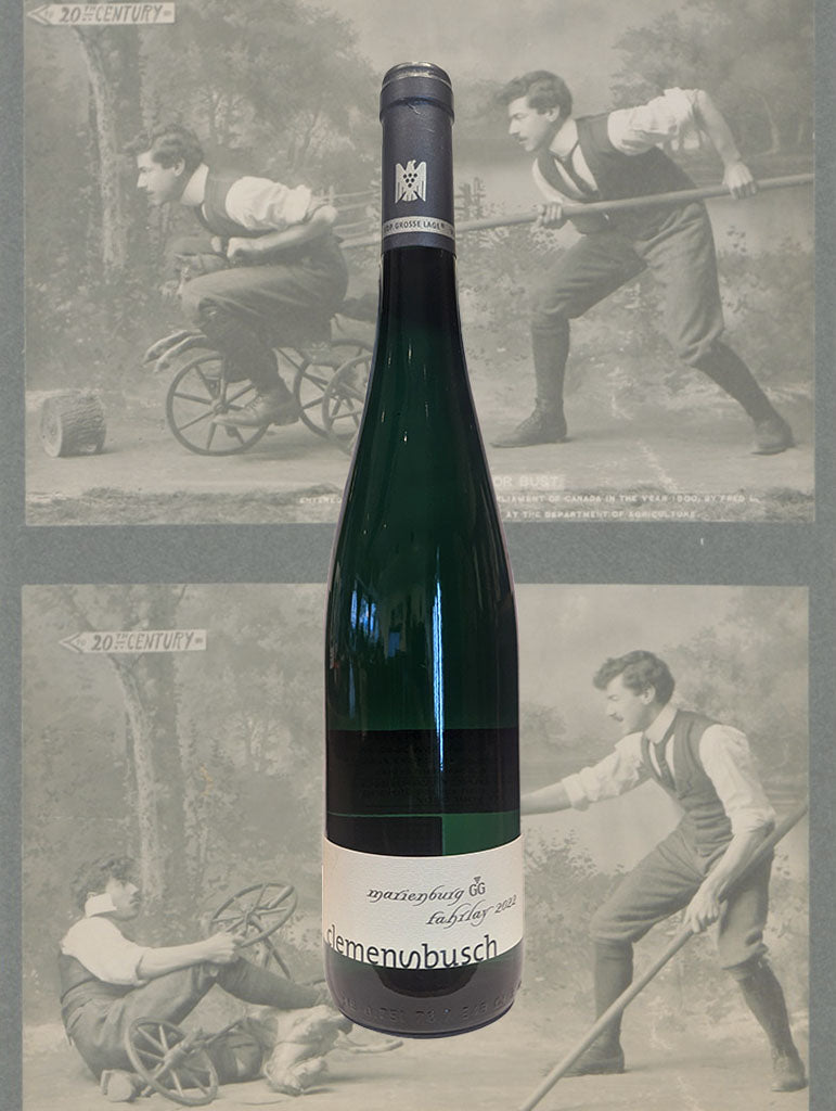 A bottle of Clemens Busch 'Marienburg Falkenlay GG' Riesling 2022 from Mosel, Germany
