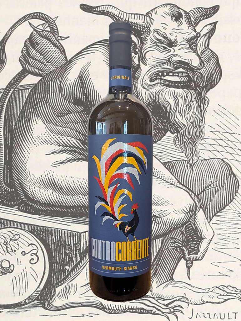 A bottle of ControCorrente 'Bianco' Vermouth from Friuli Venezia-Giulia, Italy
