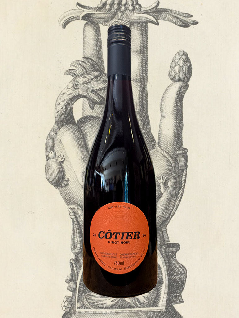 A bottle of Cotier Pinot Noir 2024 from Victoria