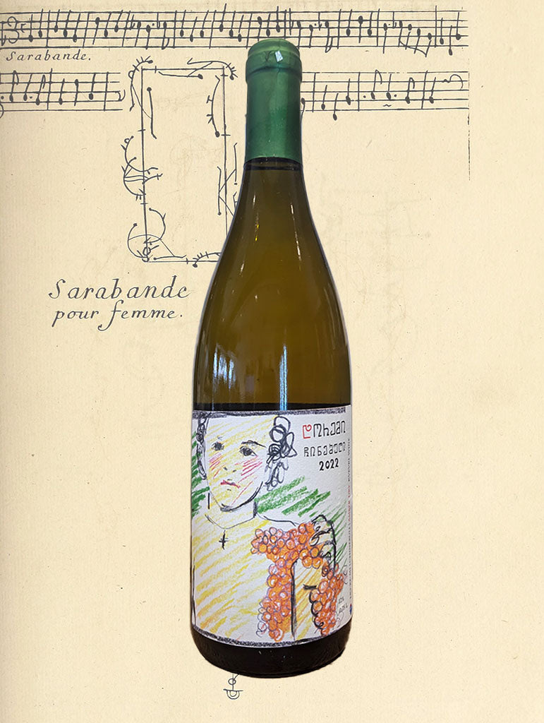A bottle of Do Re Mi 'Chinebuli' Chinuri-Goruli Mtsvane 2022 from Georgia
