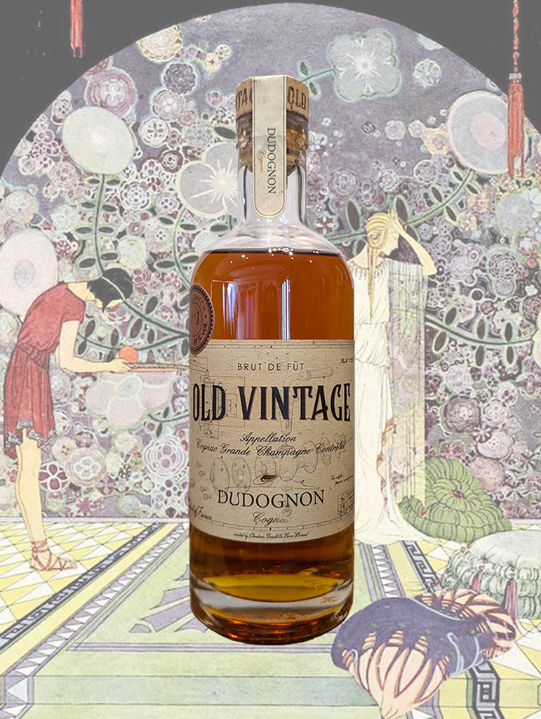 A bottle of Dudognon 'Brut de Fut Old Vintage' Cognac Grande Champagne 25 Years from Cognac, France