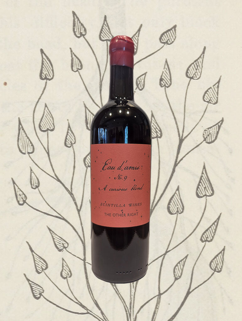 A bottle of Eau d'Amis (The Other RIght & Scintilla) No. 9 from South Australia