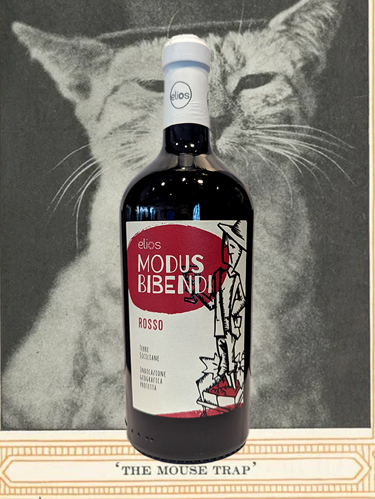 A bottle of Elios 'Modus Bibendi' Nero d'Avola 2020 from Sicily, Italy