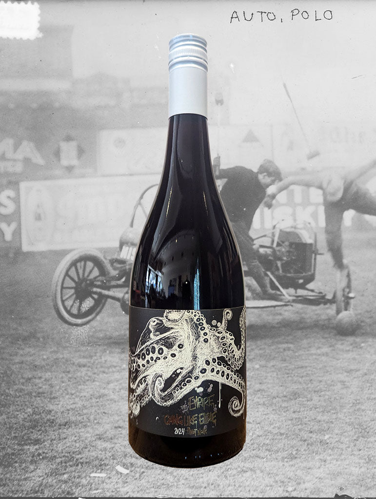 A bottle of Empire of Dirt 'Going Like Elsie' Pinot Noir 2024 from Geelong, VIC