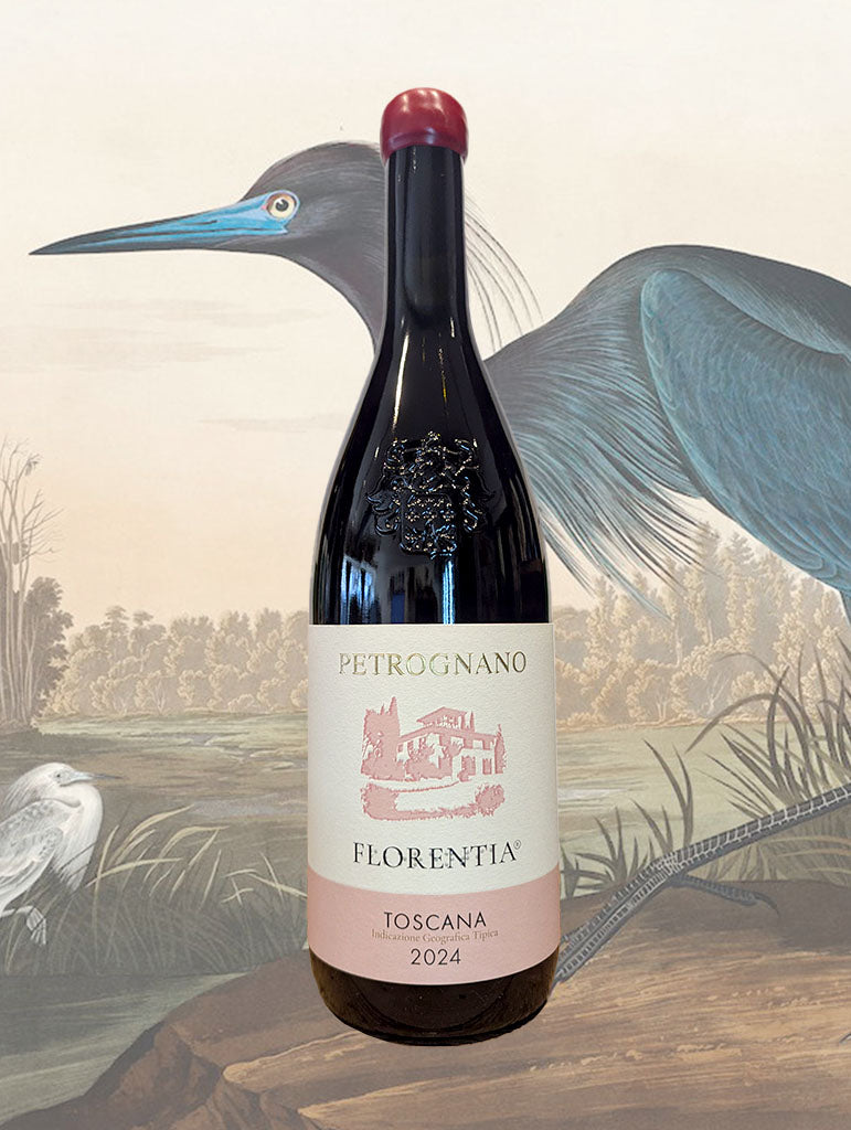 A bottle of Fattoria di Petrognano 'Toscano Rosso' Sangiovese Blend 2024 from Tuscany, Italy