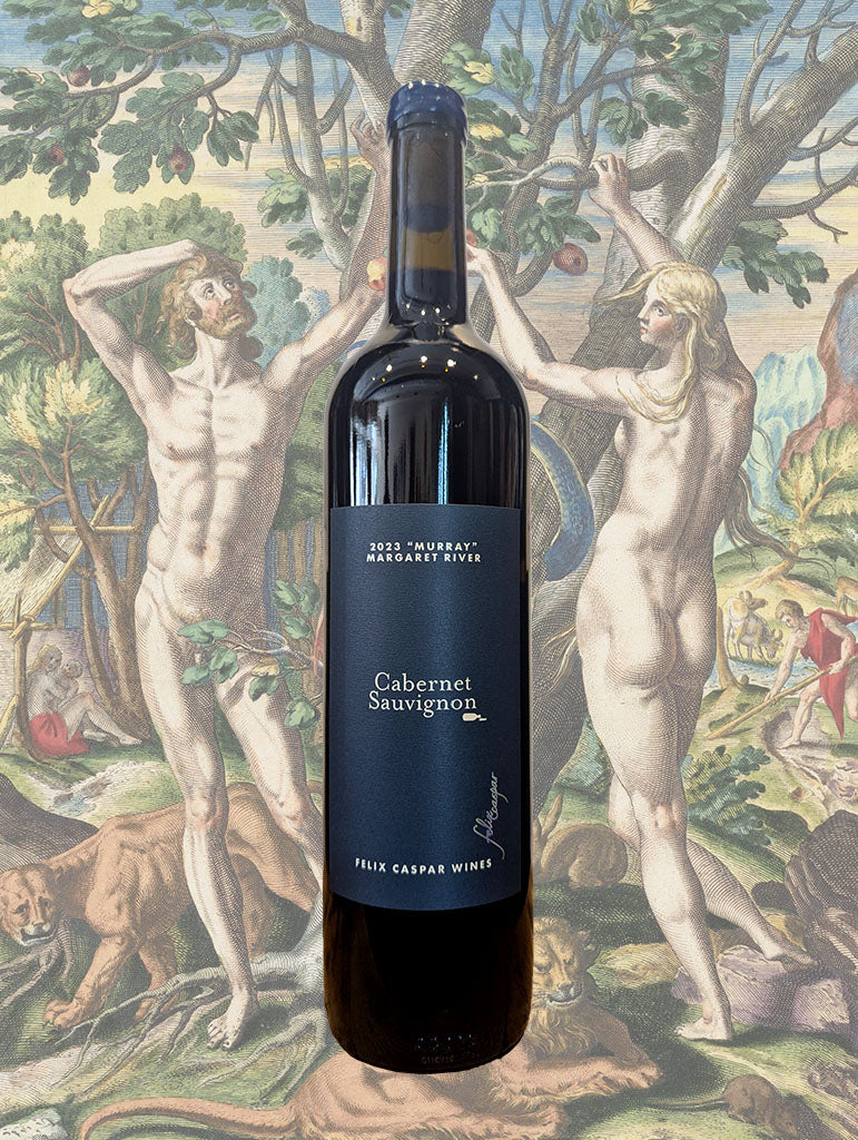 A bottle of Felix Caspar 'Murray' Cabernet Sauvignon 2023 from Margaret River