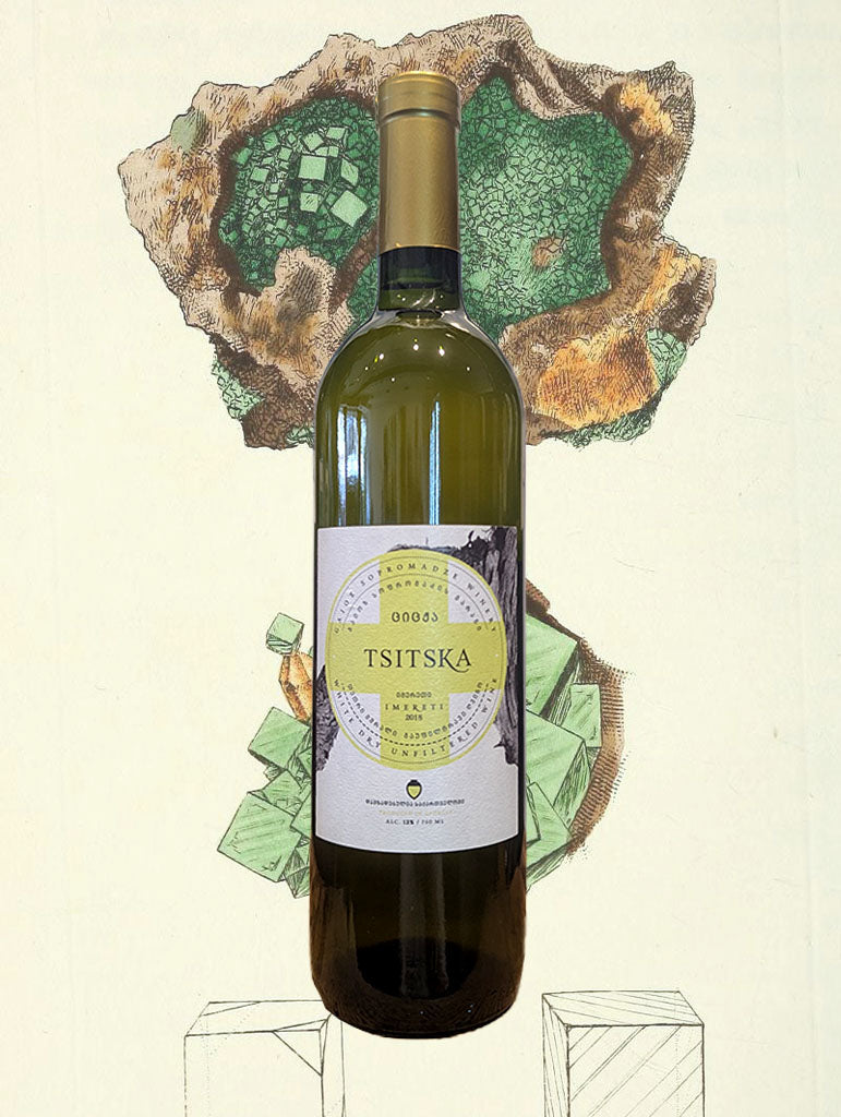 A bottle of Gaioz Sopromadze Tsitska 2018 from Imereti, Georgia