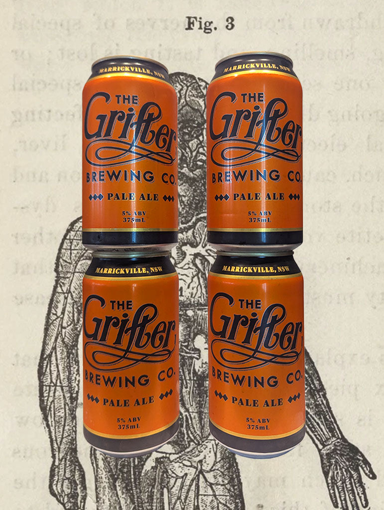 A can of Grifter Pale Ale from Marrickville, NSW