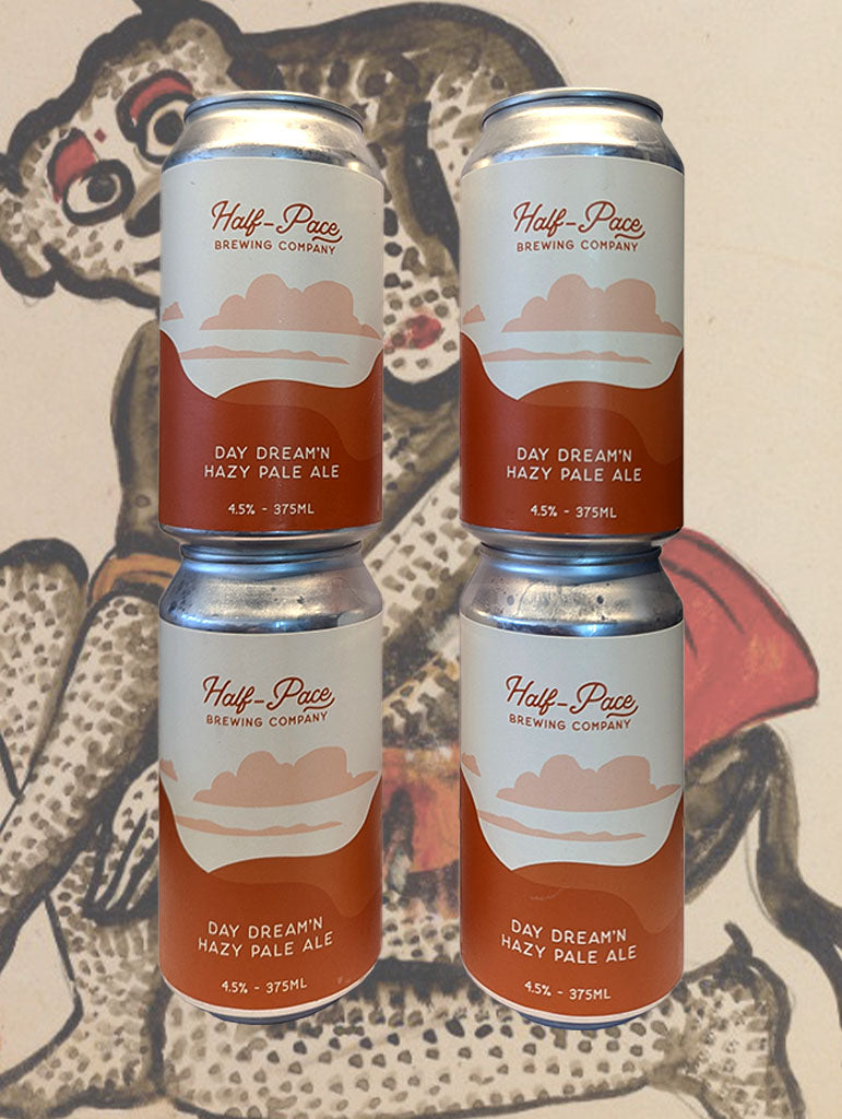 A can of Half Pace Brewing Co Hazy Pale Ale from the Northern Beaches
