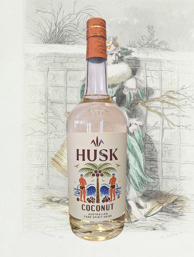 A bottle of Husk 'Coconut' Rum from Tweed Shire, NSW
