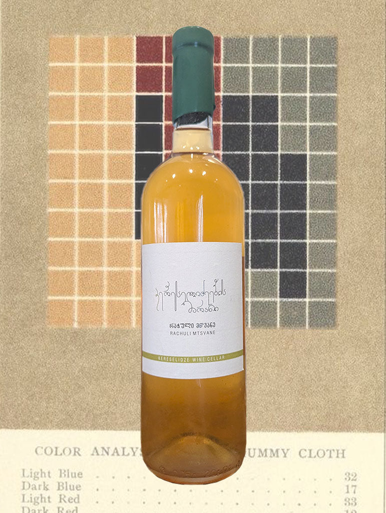 A bottle of Kereselidze Rachuli Mtsvane 2021 from Racha, Georgia