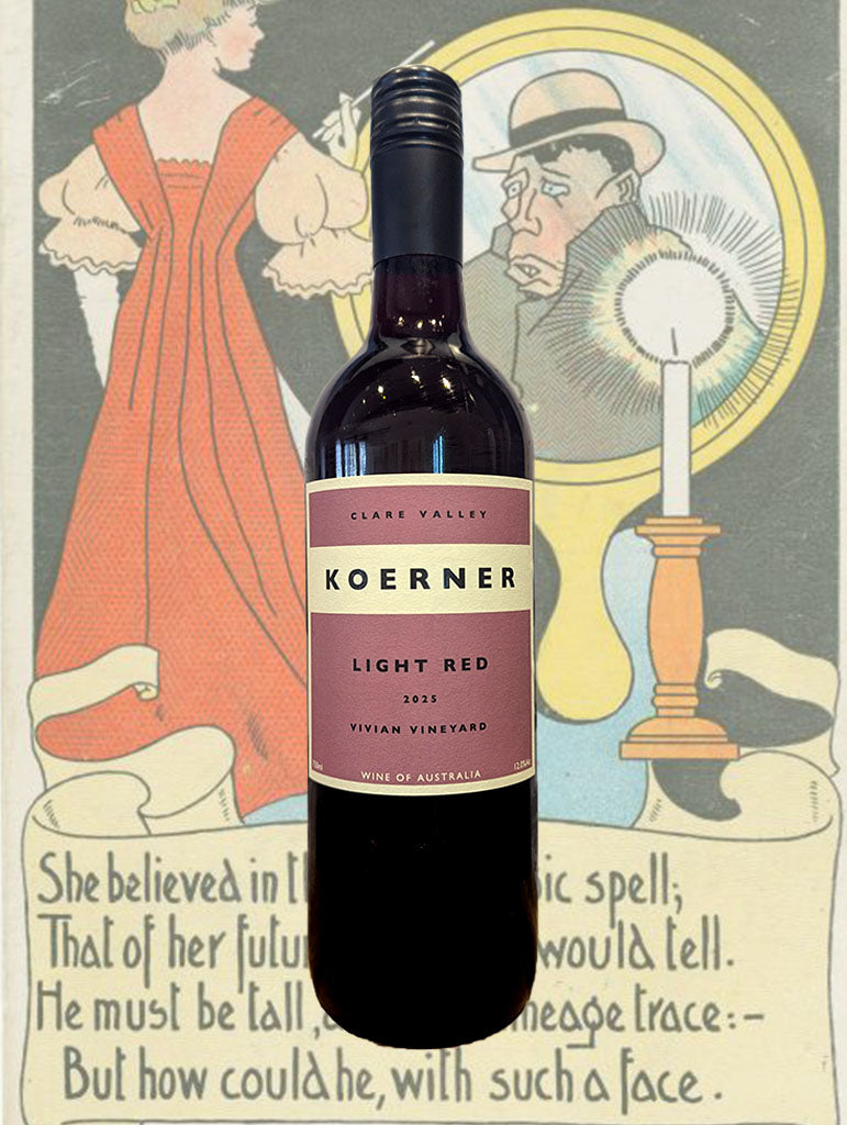 A bottle of Koerner Light Red 2025 from Clare Valley