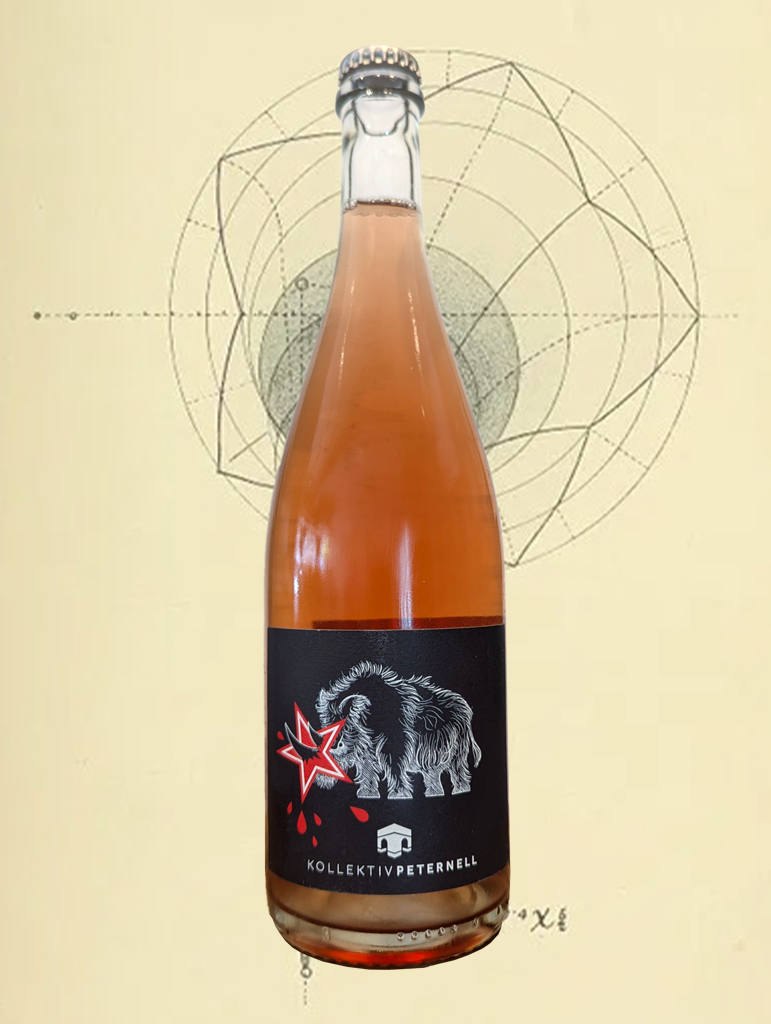 A bottle of Kollektiv Peternell 'San Peligroso' Pet Nat 2021 from Burgenland, Austria